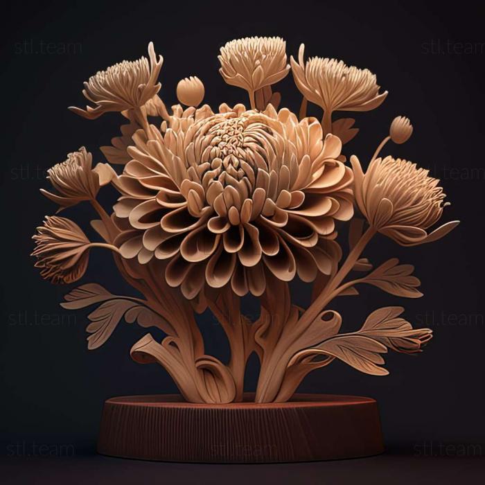 3D model Pulvinaria chrysanthemi (STL)